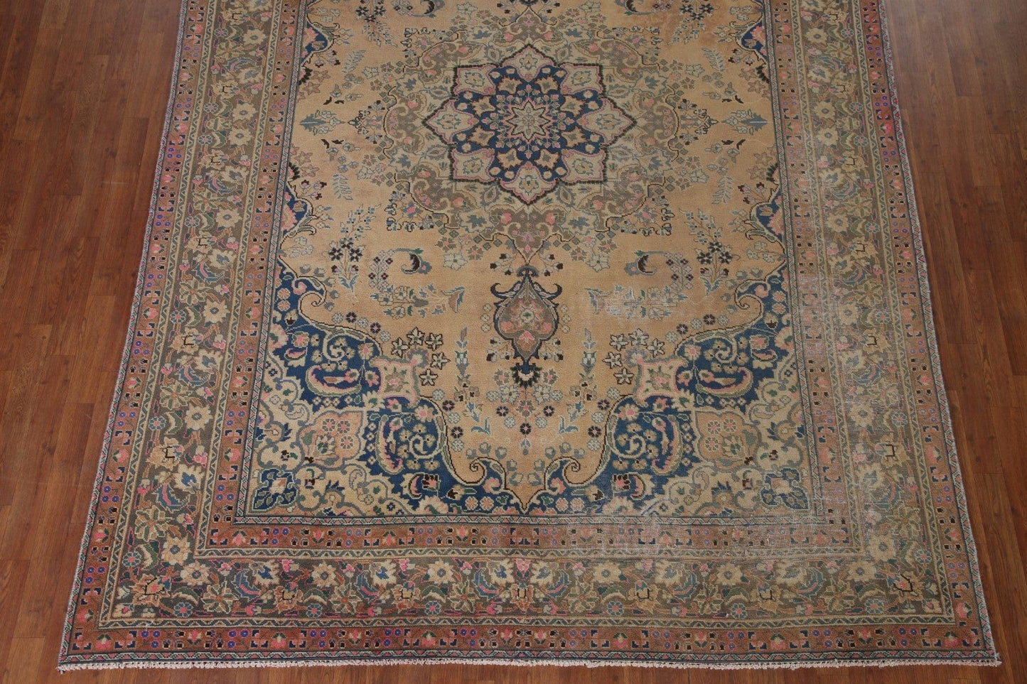 Handmade Wool Mashad Persian Area Rug 8x11