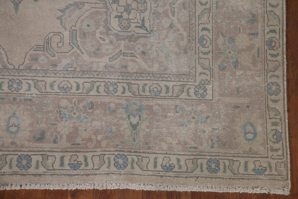 Wool Distressed Tabriz Persian Area Rug 6x9