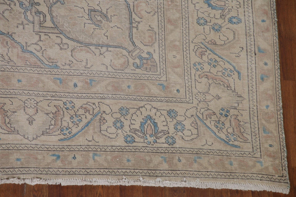 Distressed Tabriz Persian Area Rug 9x12