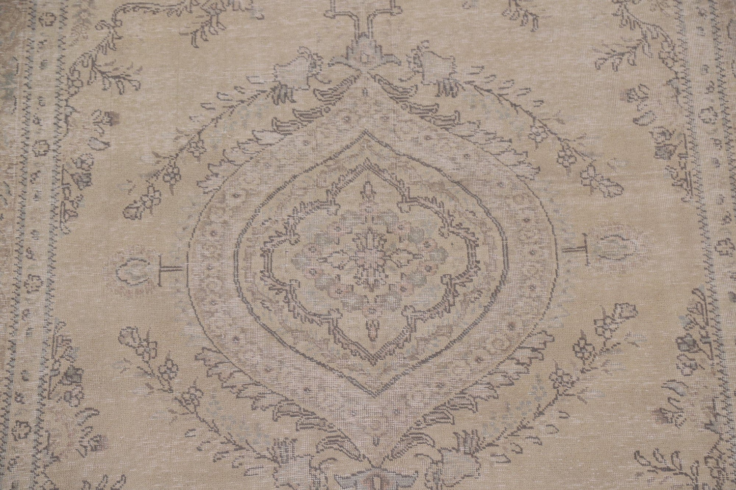 Distressed Tabriz Persian Area Rug 7x10