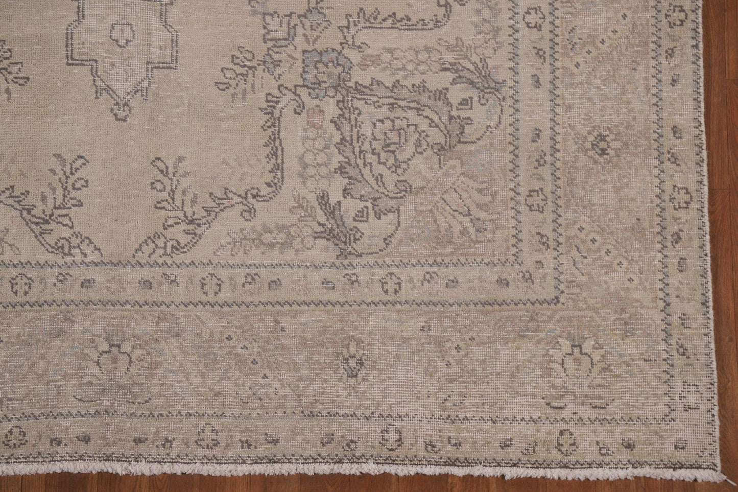 Distressed Tabriz Persian Area Rug 7x10