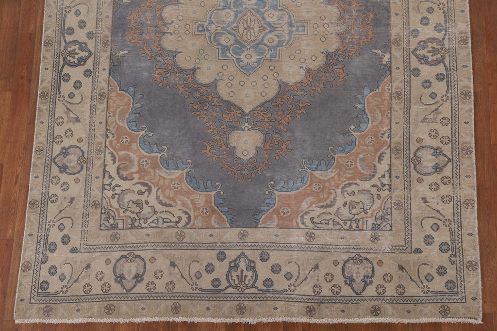 Over-Dyed Wool Tabriz Persian Area Rug 7x10