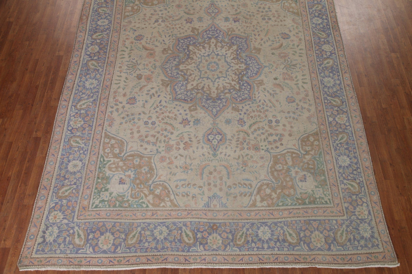 Distressed Tabriz Persian Area Rug 10x13