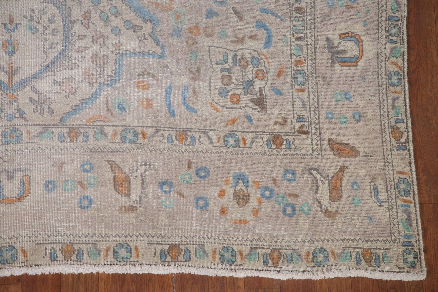 Distressed Tabriz Persian Area Rug 7x10