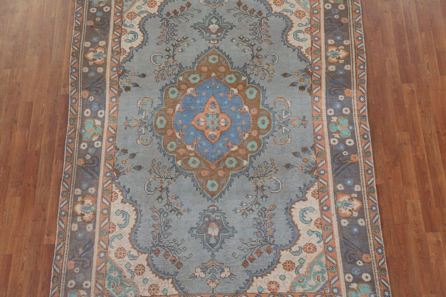 Vintage Tabriz Persian Area Rug 6x9