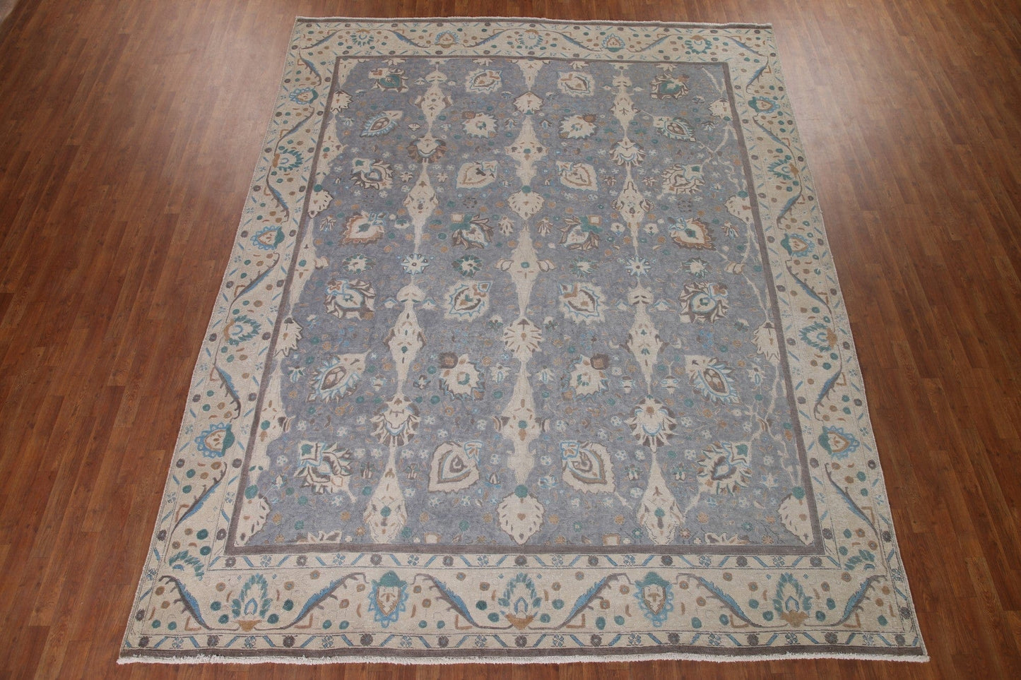 Distressed Tabriz Persian Area Rug 10x12