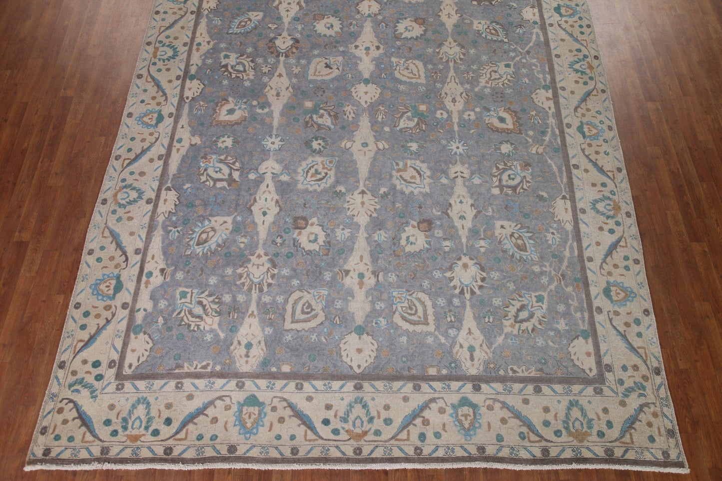 Distressed Tabriz Persian Area Rug 10x12