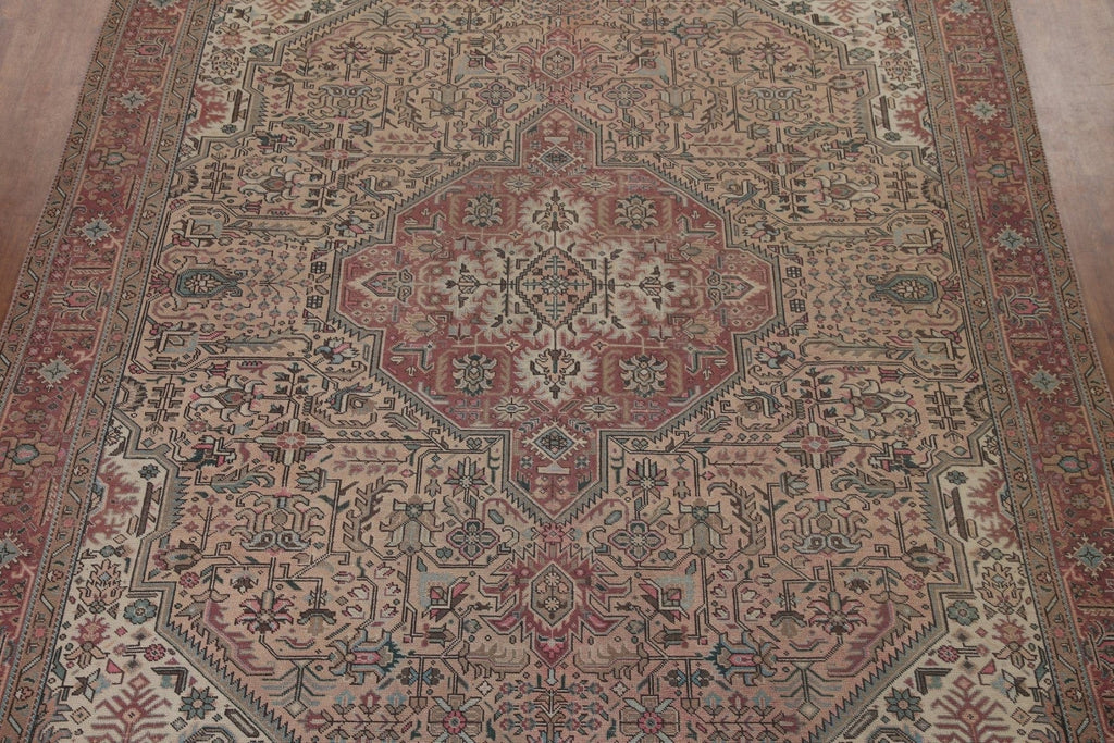 Geometric Tabriz Persian Area Rug 10x13