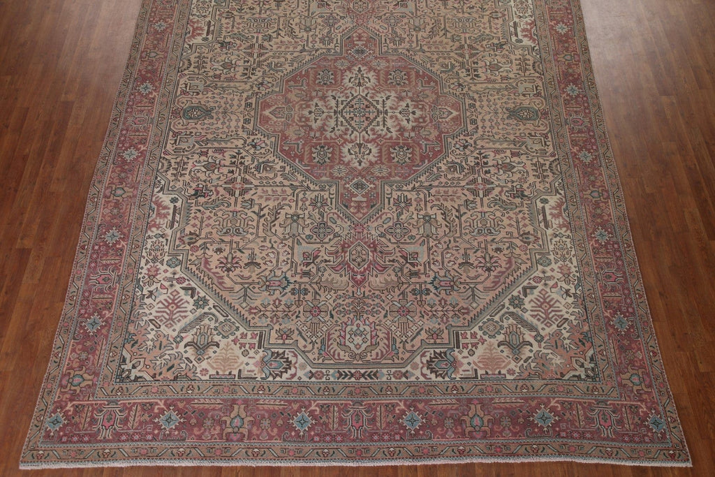 Geometric Tabriz Persian Area Rug 10x13