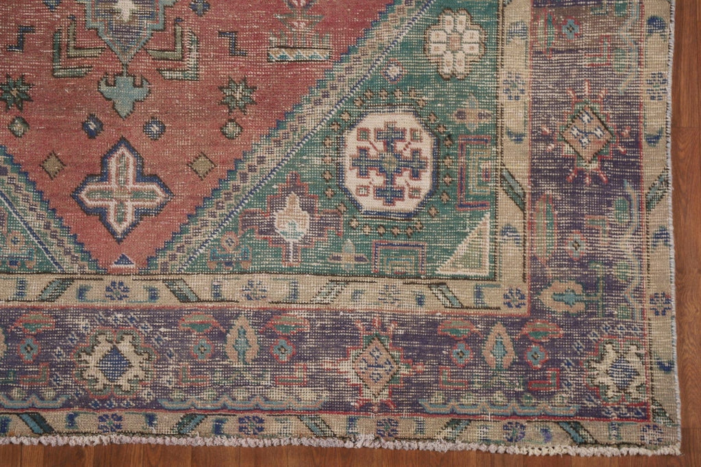 Distressed Tabriz Persian Area Rug 7x10