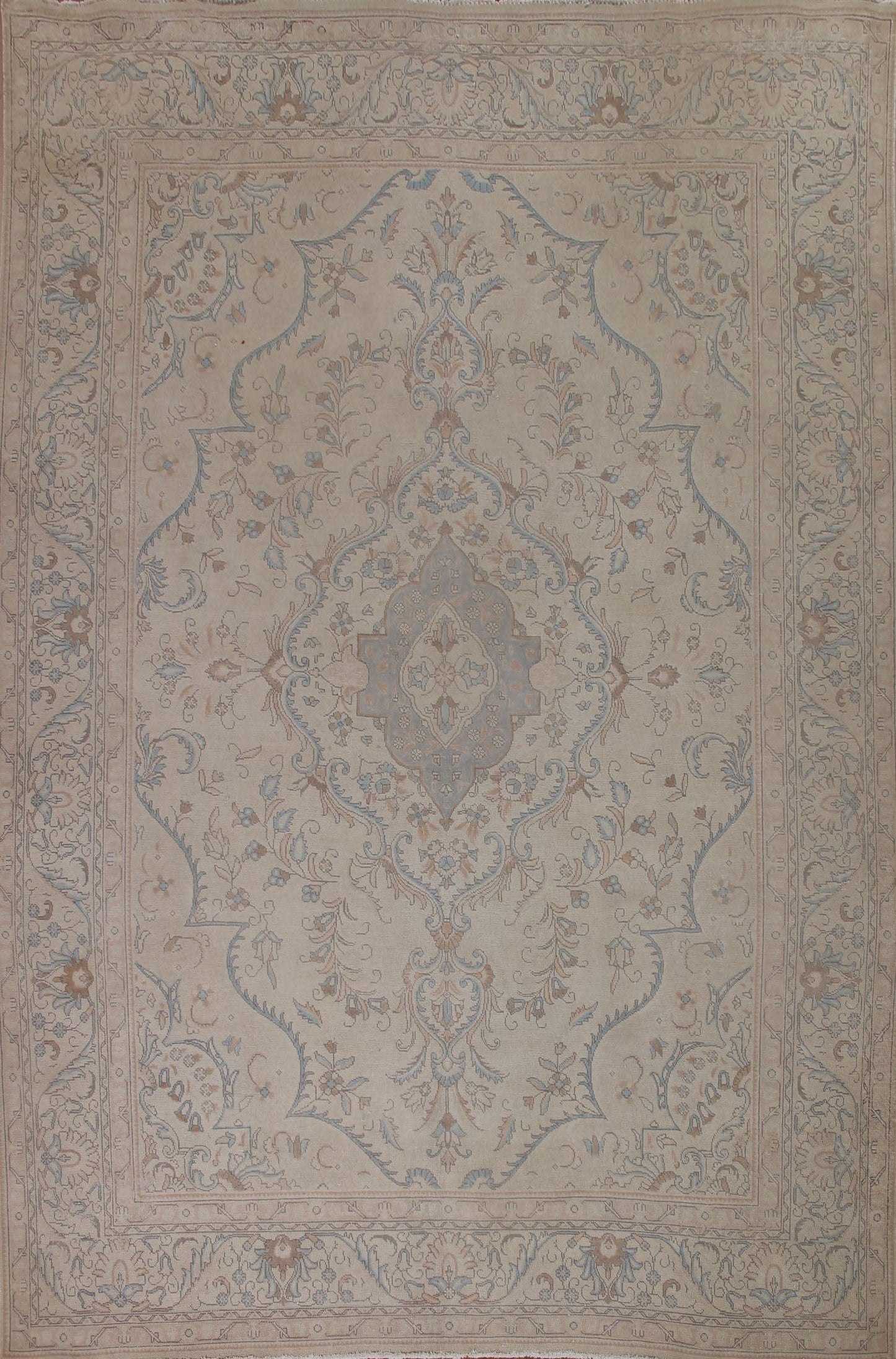 Distressed Tabriz Persian Area Rug 10x12