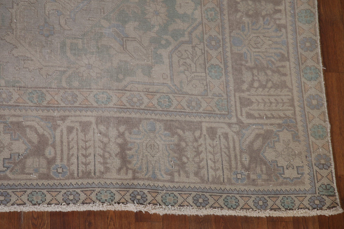 Antique Distressed Tabriz Persian Area Rug 10x13