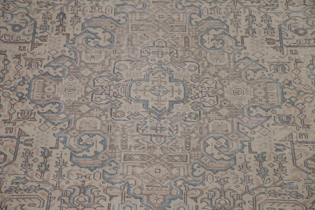 Wool Distressed Tabriz Persian Area Rug 10x12