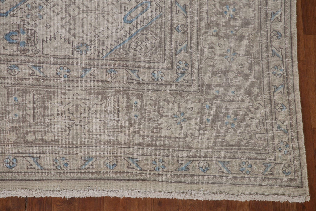 Wool Distressed Tabriz Persian Area Rug 10x12