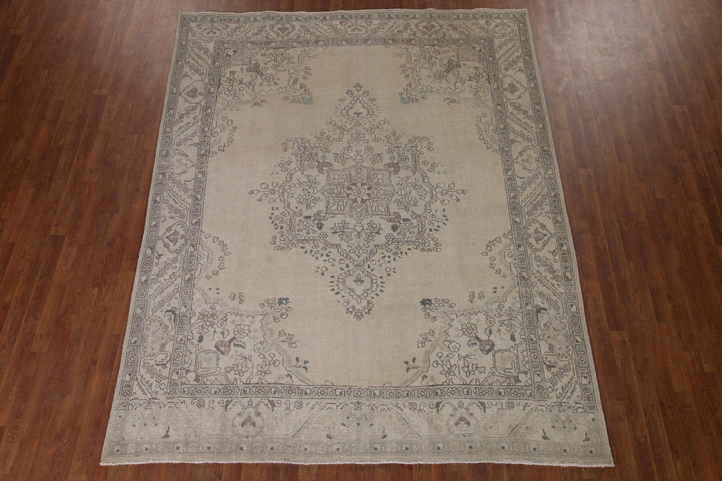 Distressed Tabriz Persian Area Rug 8x10