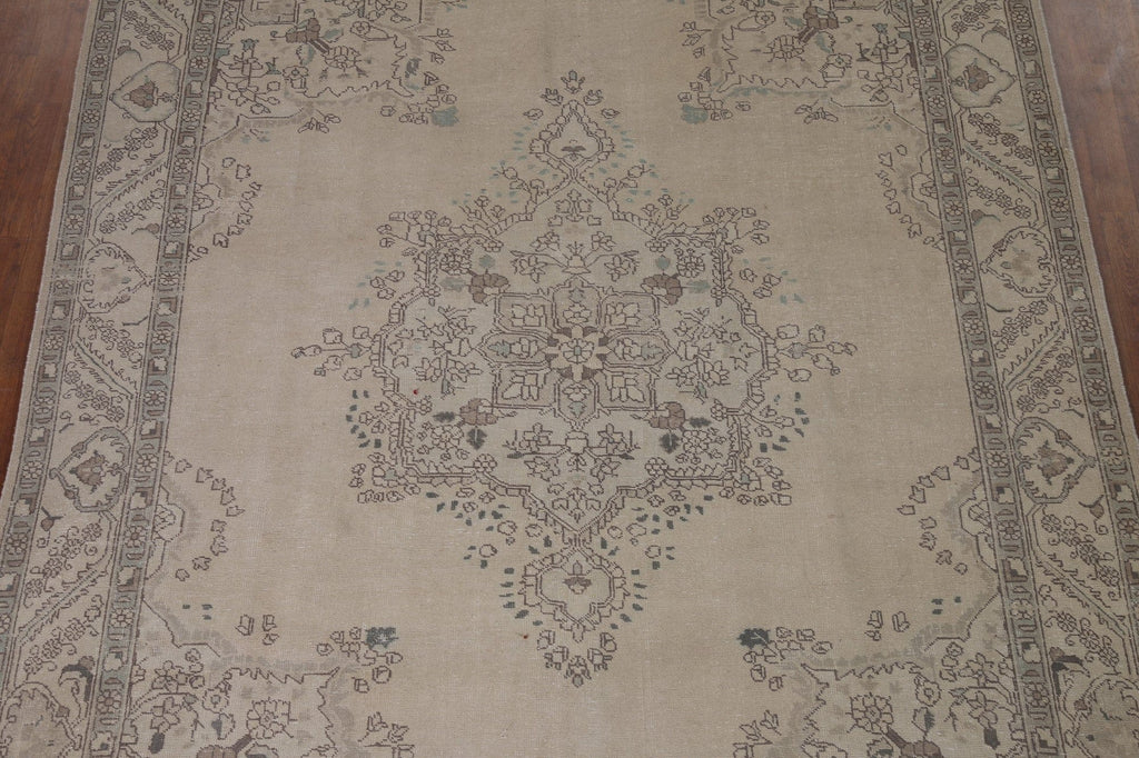 Distressed Tabriz Persian Area Rug 8x10