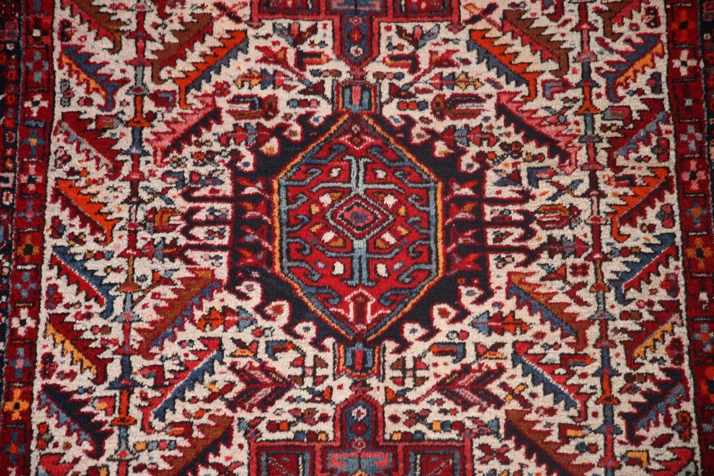 Tribal Gharajeh Persian Area Rug 5x6