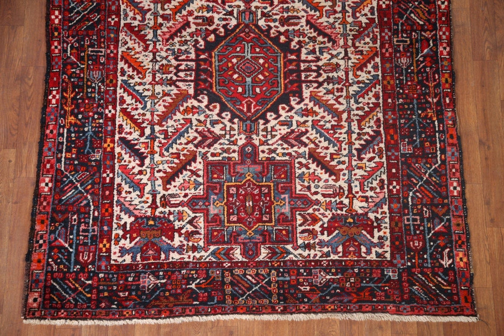 Tribal Gharajeh Persian Area Rug 5x6