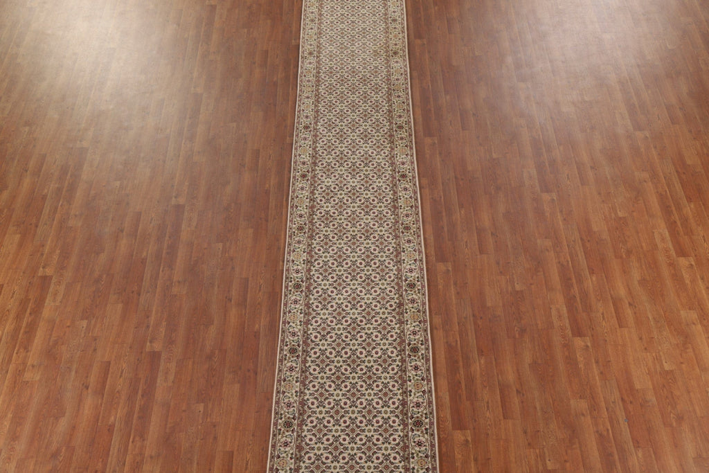 Geometric Wool Bidjar Oriental Runner Rug 3x24