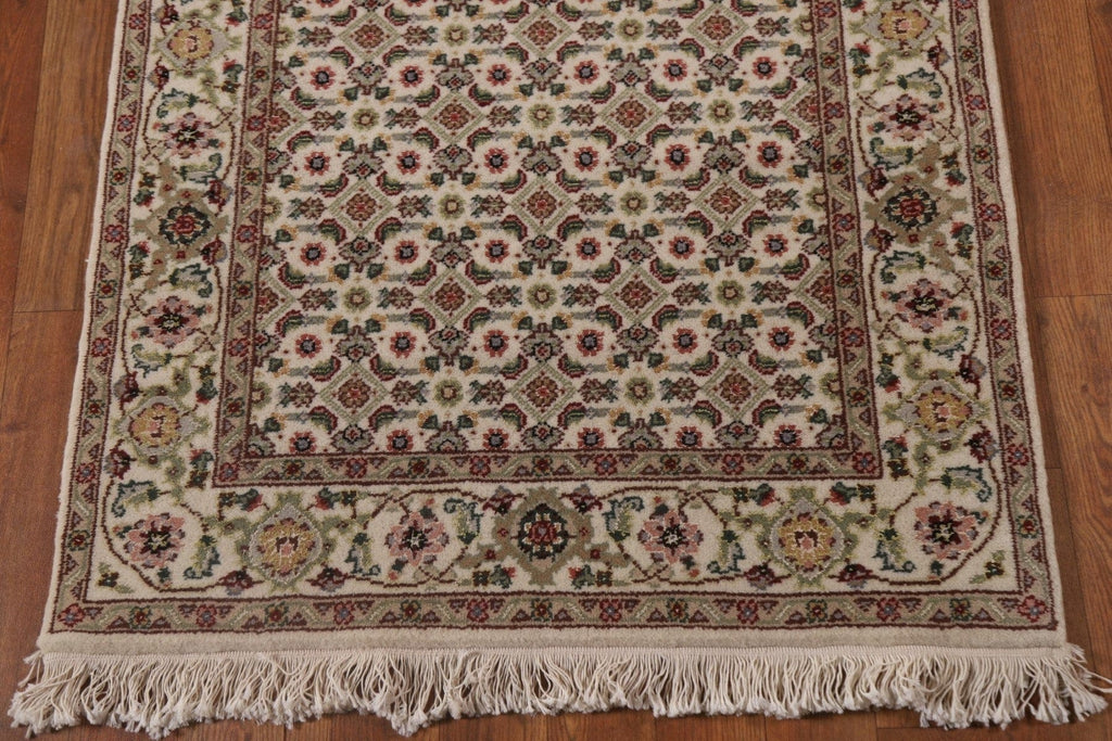 Geometric Wool Bidjar Oriental Runner Rug 3x24