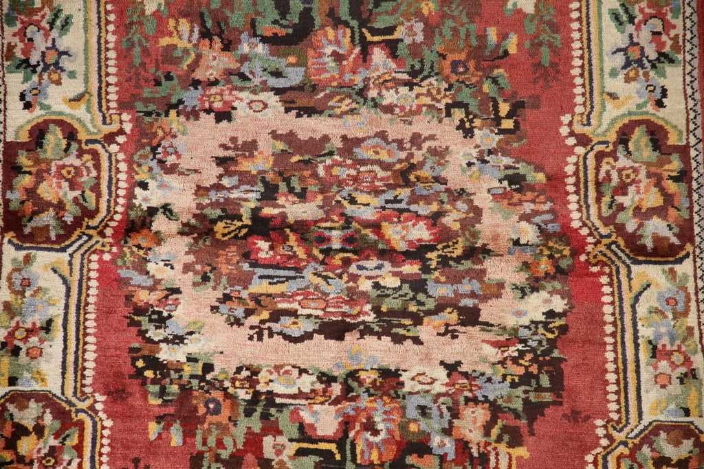 Vegetable Dye Bakhtiari Persian Area Rug 4x5