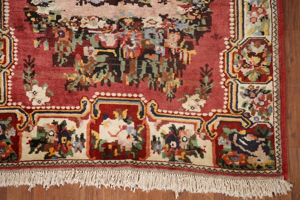 Vegetable Dye Bakhtiari Persian Area Rug 4x5