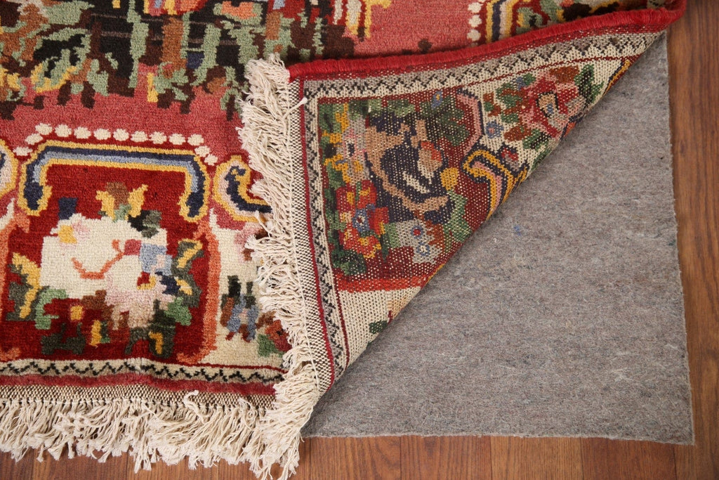 Vegetable Dye Bakhtiari Persian Area Rug 4x5