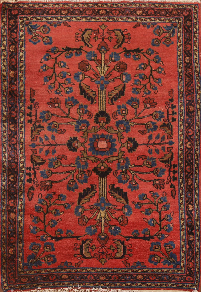 Vegetable Dye Antique Lilian Persian Area Rug 4x5