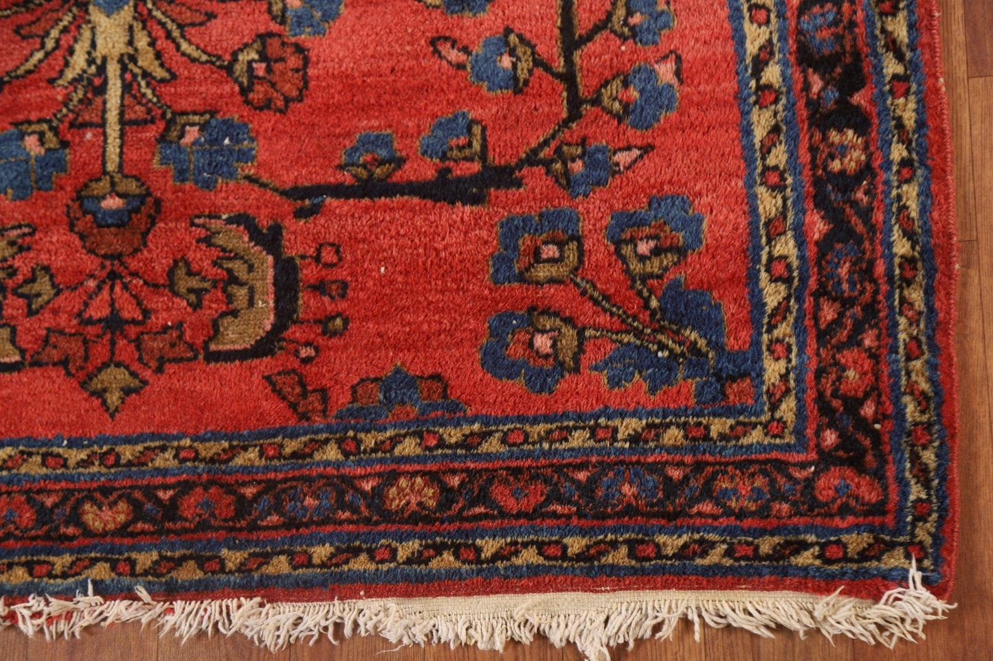 Vegetable Dye Antique Lilian Persian Area Rug 4x5