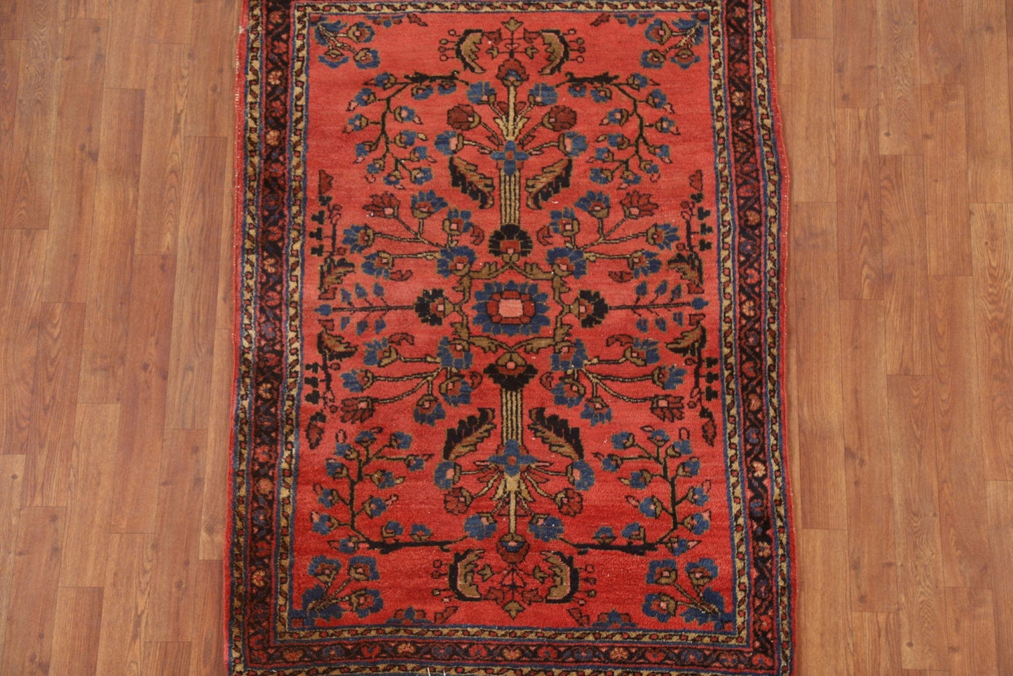 Vegetable Dye Antique Lilian Persian Area Rug 4x5