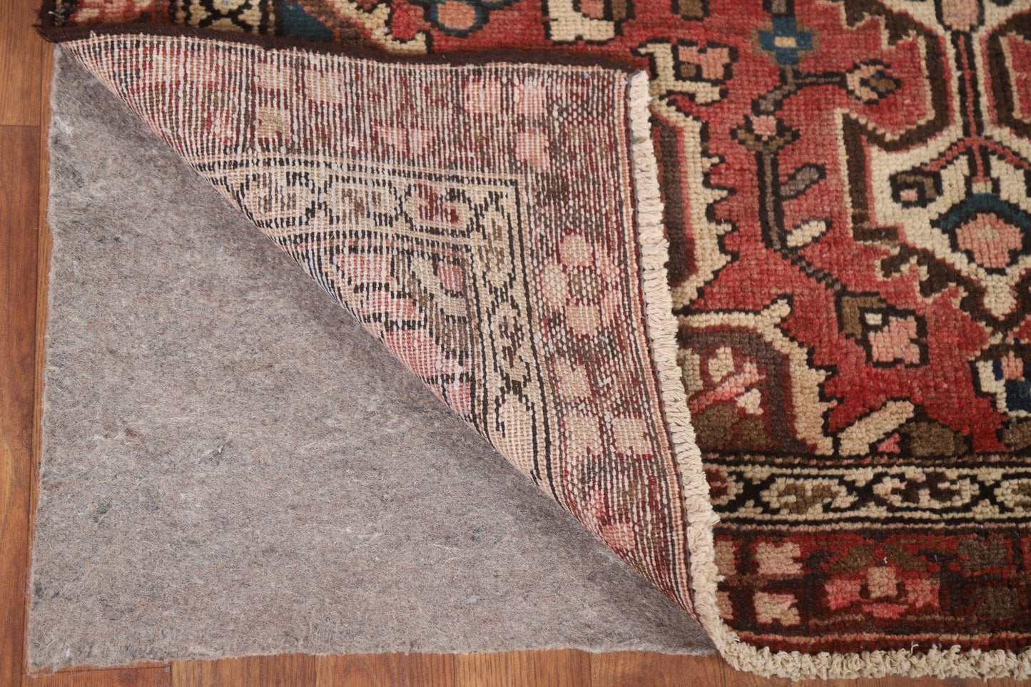 Geometric Hamedan Persian Area Rug 4x6