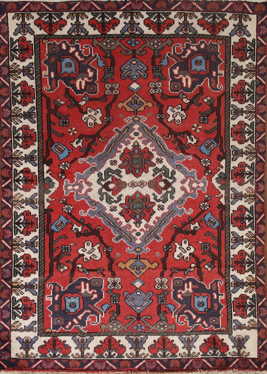 Vintage Bakhtiari Persian Area Rug 5x7