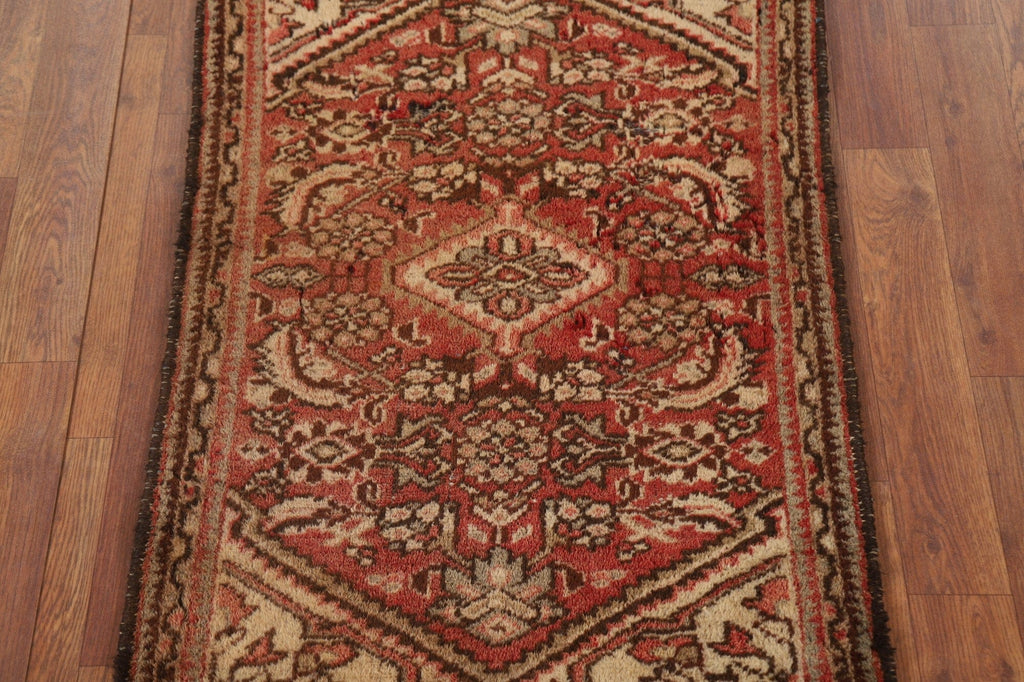 Vintage Wool Hamedan Persian Rug 2x3