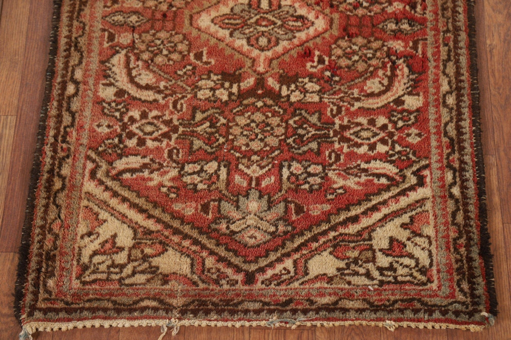 Vintage Wool Hamedan Persian Rug 2x3