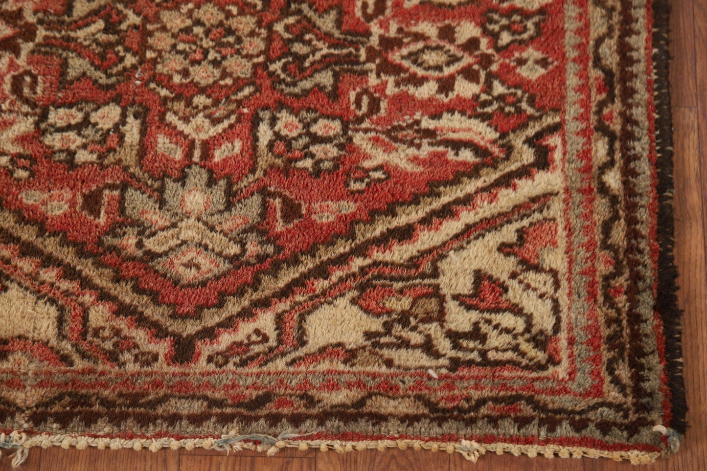 Vintage Wool Hamedan Persian Rug 2x3