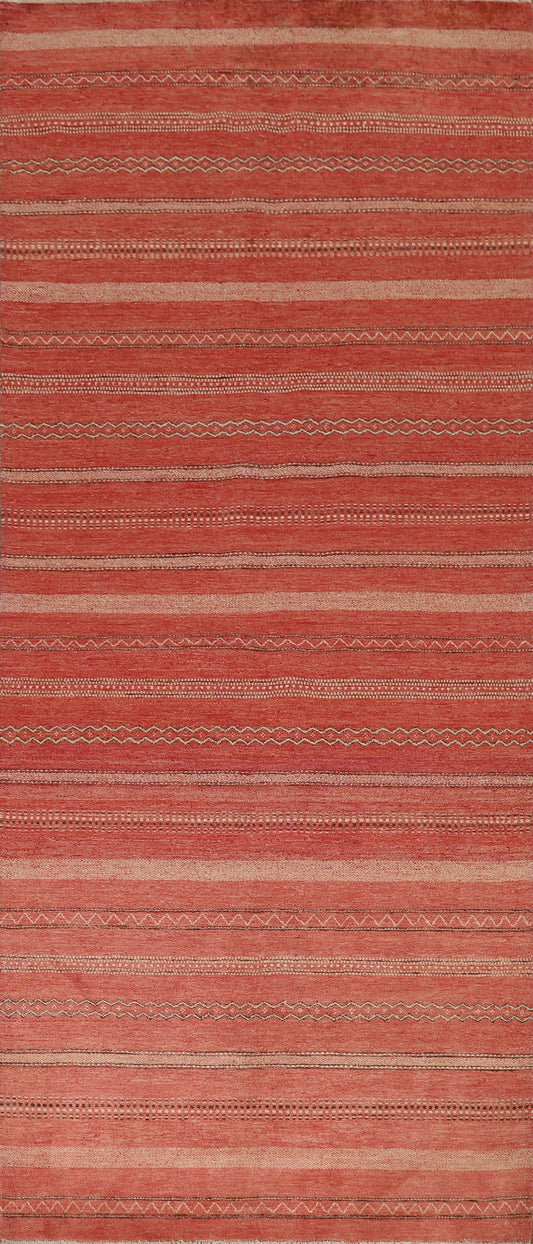 Striped Gabbeh Oriental Runner Rug 5x12