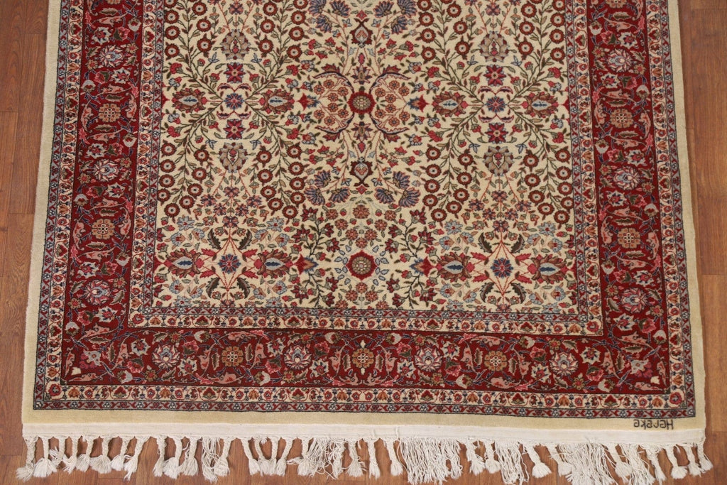 Vegetable Dye Hereke Turkish Area Rug 5x8