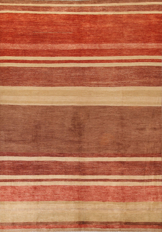 Striped Gabbeh Persian Area Rug 10x13