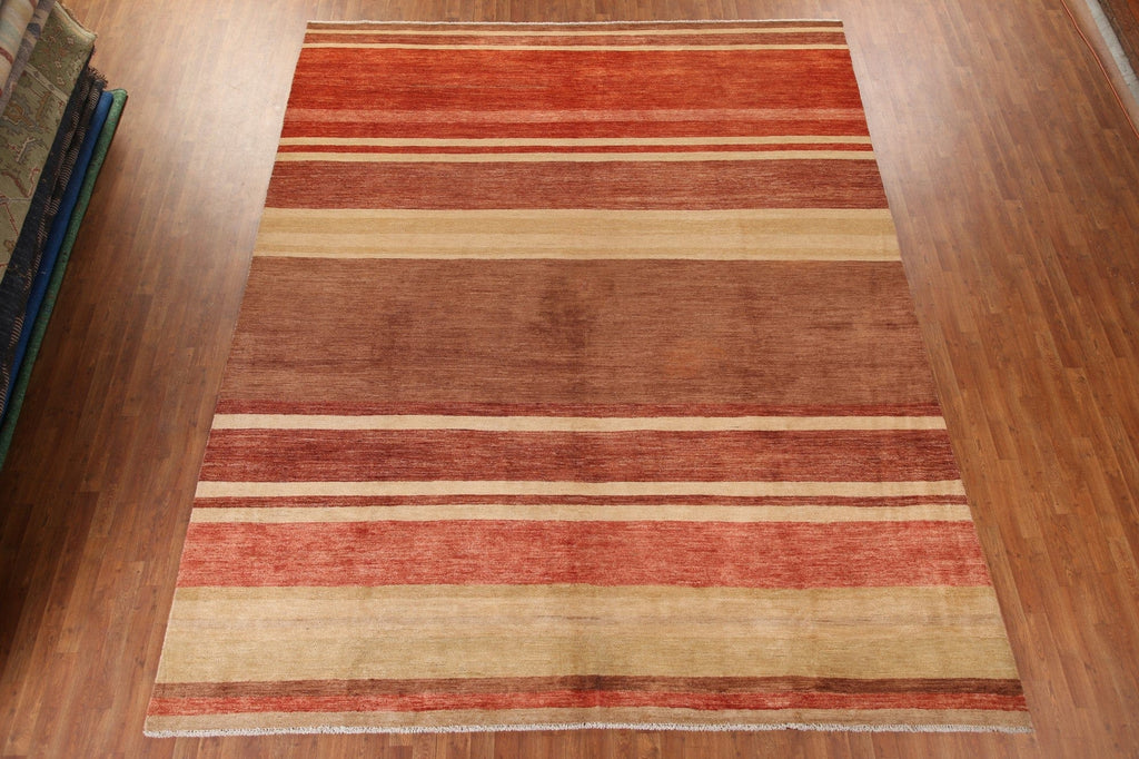 Striped Gabbeh Persian Area Rug 10x13