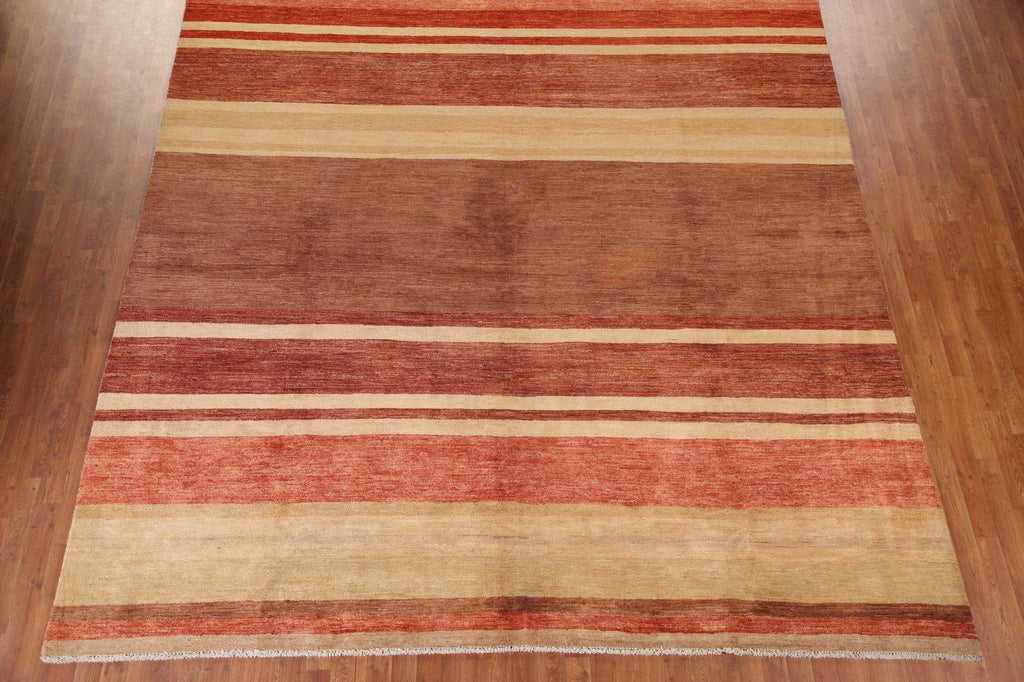 Striped Gabbeh Persian Area Rug 10x13