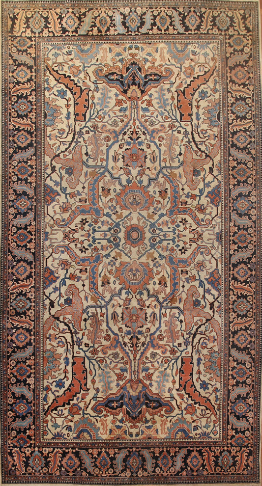 Handmade Heriz Persian Large Rug 10x17