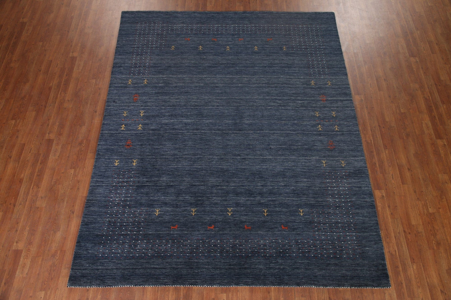 Navy Blue Gabbeh Oriental Area Rug 8x10