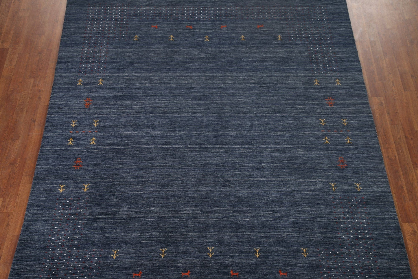 Navy Blue Gabbeh Oriental Area Rug 8x10