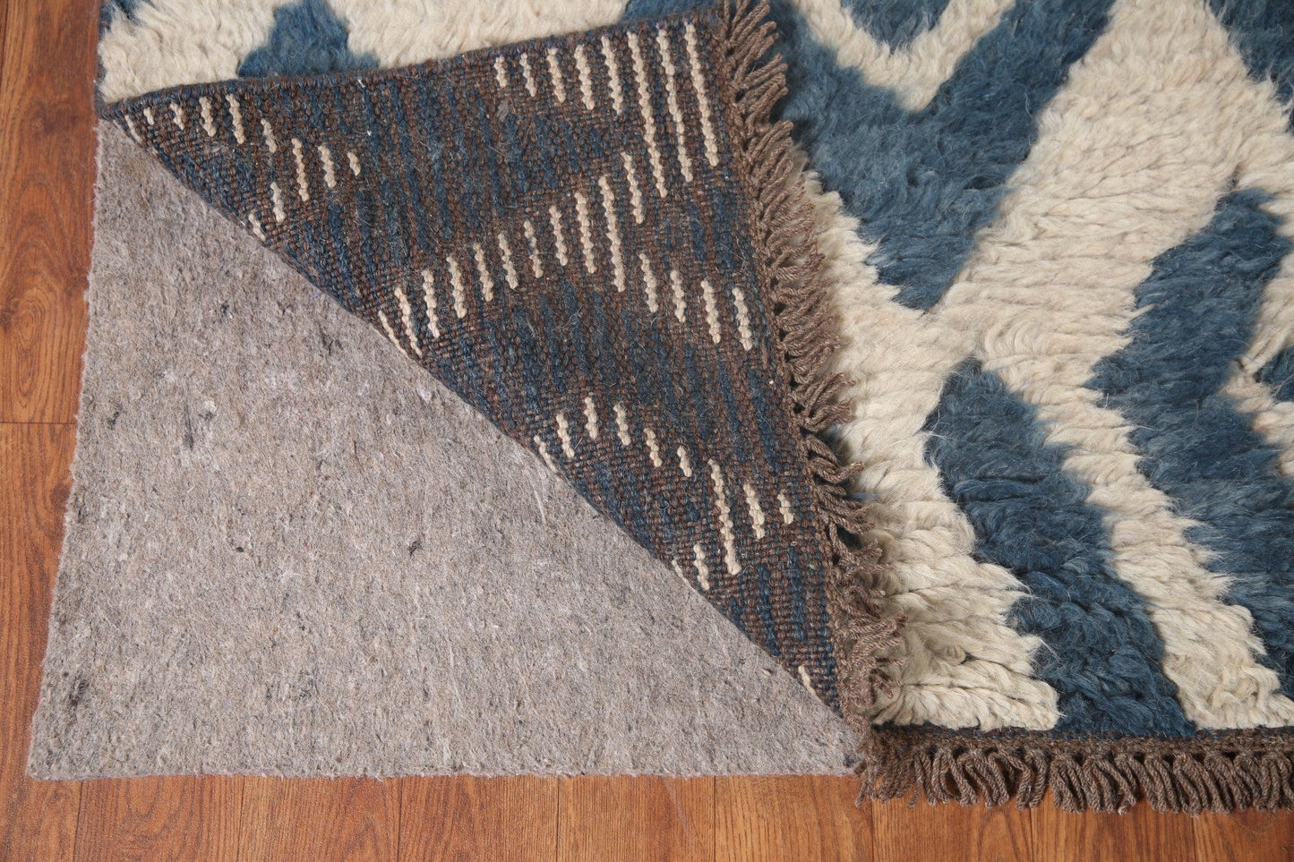 Geometric Moroccan Shaggy Oriental Area Rug 8x10