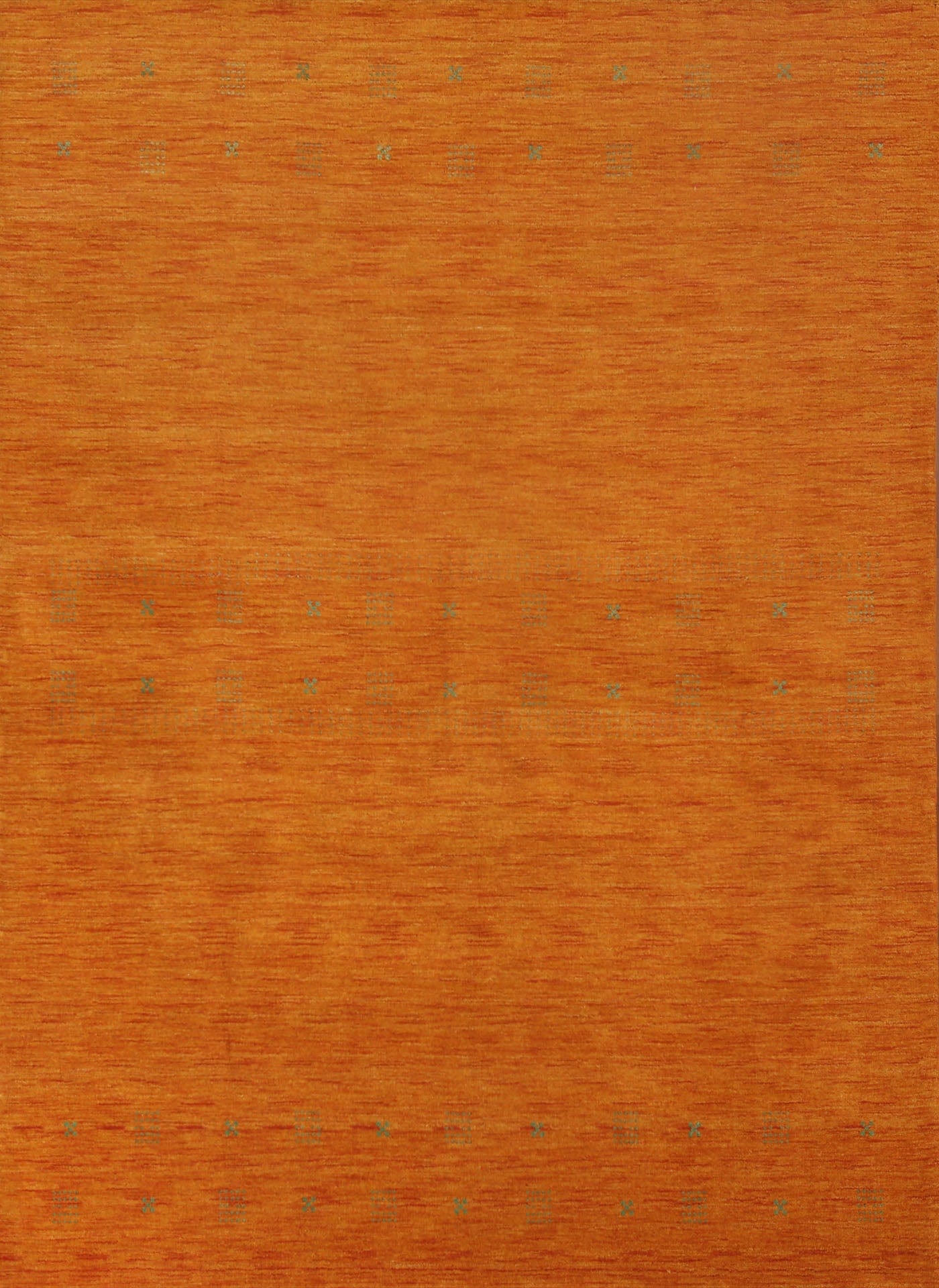 Orange Gabbeh Oriental Area Rug 8x10