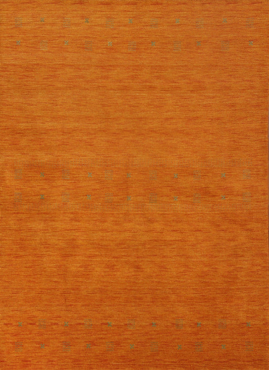 Orange Gabbeh Oriental Area Rug 8x10