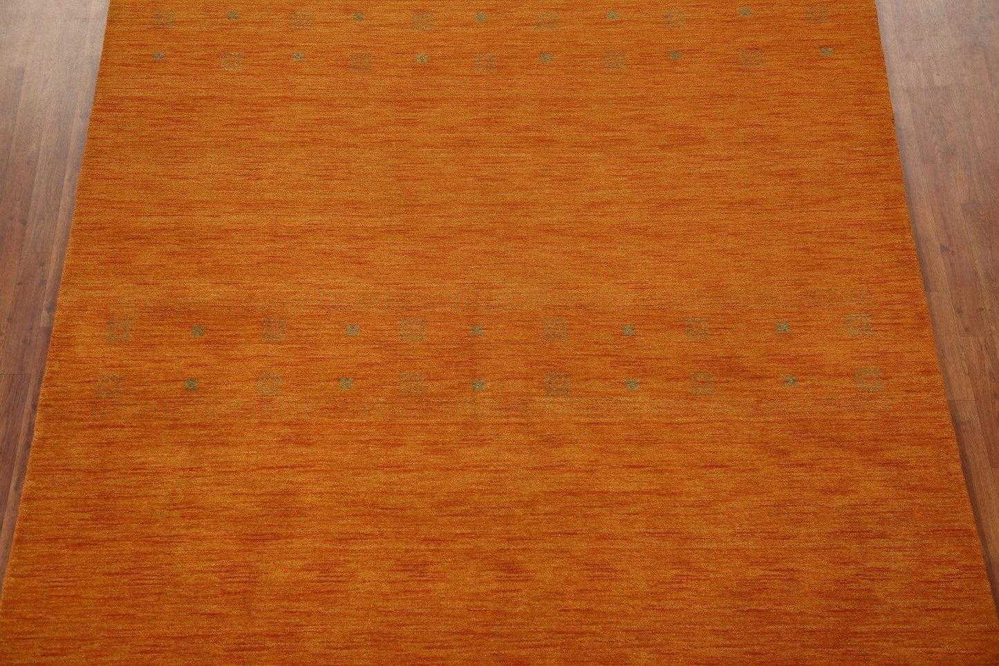 Orange Gabbeh Oriental Area Rug 8x10