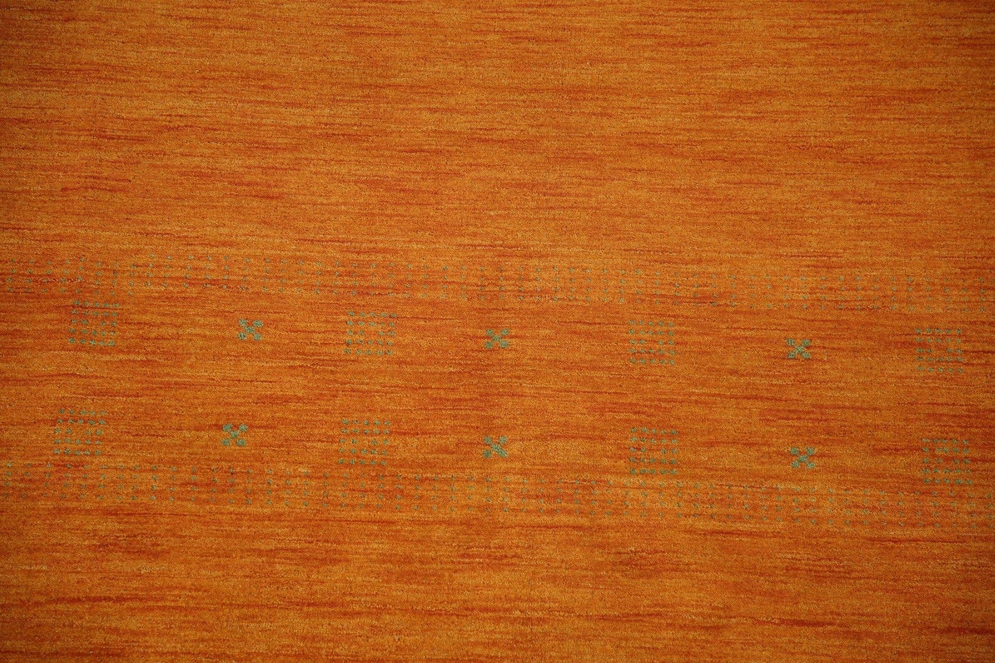 Orange Gabbeh Oriental Area Rug 8x10