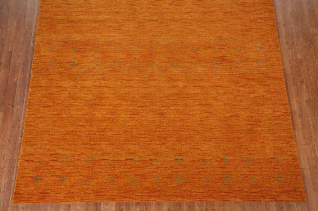 Orange Gabbeh Oriental Area Rug 8x10