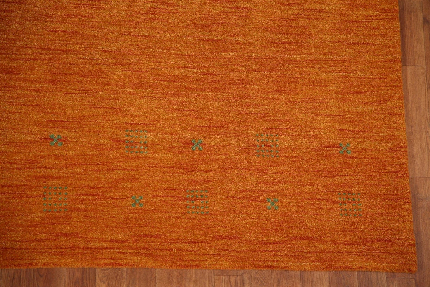 Orange Gabbeh Oriental Area Rug 8x10